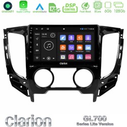 Clarion GL700 Lite Series 8Core Android11 6+128GB Mitsubishi L200 2016-&gt; & Fiat Fullback (Manual A/C) Navigation Multimedia Tablet 9