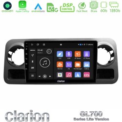 Clarion GL700 Lite Series 8Core Android11 6+128GB Mercedes Sprinter W907 Navigation Multimedia Tablet 10