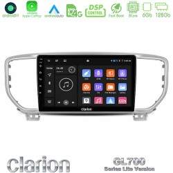 Clarion GL700 Lite Series 8Core Android11 6+128GB Kia Sportage 2018-2021 Navigation Multimedia Tablet 9