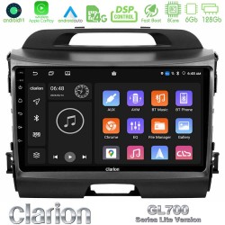 Clarion GL700 Lite Series 8Core Android11 6+128GB Kia Sportage Navigation Multimedia Tablet 9