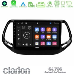 Clarion GL700 Lite Series 8Core Android11 6+128GB Jeep Compass 2017&gt; Navigation Multimedia Tablet 10