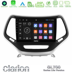 Clarion GL700 Lite Series 8Core Android11 6+128GB Jeep Cherokee 2014-2019 Navigation Multimedia Tablet 9