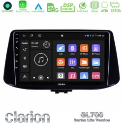 Clarion GL700 Lite Series 8Core Android11 6+128GB Hyundai i30 Navigation Multimedia Tablet 9