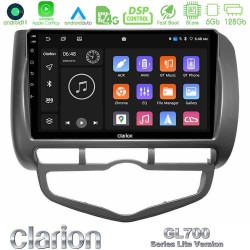 Clarion GL700 Lite Series 8Core Android11 6+128GB Honda Jazz 2002-2008 (Auto A/C) Navigation Multimedia Tablet 9