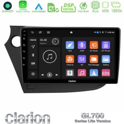 Clarion GL700 Lite Series 8Core Android11 6+128GB Honda Insight 2009-2015 Navigation Multimedia Tablet 9