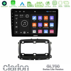 Clarion GL700 Lite Series 8Core Android11 6+128GB  Fiat 500 2016&gt; Navigation Multimedia Tablet 9