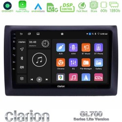 Clarion GL700 Lite Series 8Core Android11 6+128GB Fiat Stilo Navigation Multimedia Tablet 9