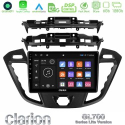 Clarion GL700 Lite Series 8Core Android11 6+128GB Ford Transit Custom/Tourneo Custom Navigation Multimedia Tablet 9