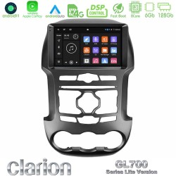 Clarion GL700 Lite Series 8Core Android11 6+128GB Ford Ranger 2012-2016 Navigation Multimedia Tablet 9