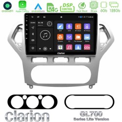 Clarion GL700 Lite Series 8Core Android11 6+128GB Ford Mondeo 2007-2010 AUTO A/C Navigation Multimedia Tablet 9