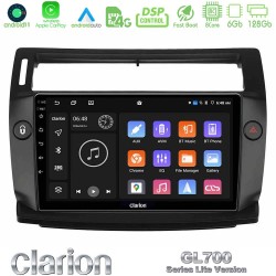 Clarion GL700 Lite Series 8Core Android11 6+128GB Citroen C4 2004-2010 Navigation Multimedia Tablet 9