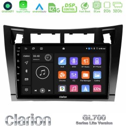 Clarion GL700 Lite Series 8Core Android11 2+32GB Toyota Yaris Navigation Multimedia Tablet 9