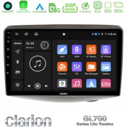 Clarion GL700 Lite Series 8Core Android11 2+32GB Toyota Yaris 1999 - 2006 Navigation Multimedia Tablet 9