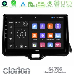 Clarion GL700 Lite Series 8Core Android11 2+32GB Toyota Yaris 2020-&gt; Navigation Multimedia Tablet 9