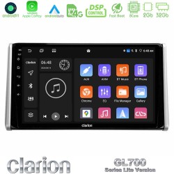 Clarion GL700 Lite Series 8Core Android11 2+32GB Toyota RAV4 2019-2023 Navigation Multimedia Tablet 10