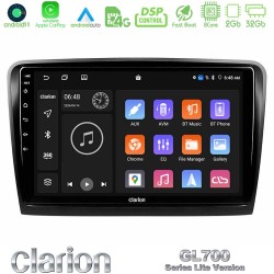 Clarion GL700 Lite Series 8Core Android11 2+32GB Skoda Superb 2008-2015 Navigation Multimedia Tablet 9