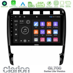 Clarion GL700 Lite Series 8Core Android11 2+32GB Porsche Cayenne 2003-2010 Navigation Multimedia Tablet 9