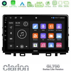 Clarion GL700 Lite Series 8Core Android11 2+32GB Kia Stonic Navigation Multimedia Tablet 9