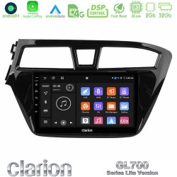 Clarion GL700 Lite Series 8Core Android11 2+32GB Hyundai i20 2014-2018 Navigation Multimedia Tablet 9