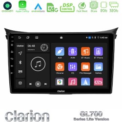 Clarion GL700 Lite Series 8Core Android11 2+32GB Hyundai i30 2012-2017 Navigation Multimedia Tablet 9