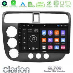 Clarion GL700 Lite Series 8Core Android11 2+32GB Honda Civic 2001-2005 Navigation Multimedia Tablet 9