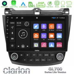 Clarion GL700 Lite Series 8Core Android11 2+32GB Honda Accord 2002-2008 Navigation Multimedia Tablet 10