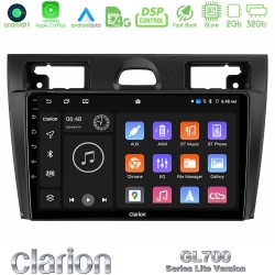 Clarion GL700 Lite Series 8Core Android11 2+32GB Ford Fiesta/Fusion Navigation Multimedia Tablet 9