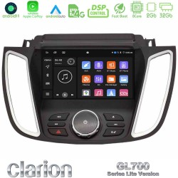 Clarion GL700 Lite Series 8Core Android11 2+32GB Ford Kuga/C-Max 2013-2019 Navigation Multimedia Tablet 9