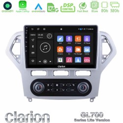 Clarion GL700 Lite Series 8Core Android11 2+32GB Ford Mondeo 2007-2011 (Auto A/C) Navigation Multimedia Tablet 9