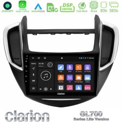 Clarion GL700 Lite Series 8Core Android11 2+32GB Chevrolet Trax 2013-2020 Navigation Multimedia Tablet 9