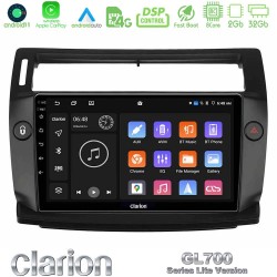 Clarion GL700 Lite Series 8Core Android11 2+32GB Citroen C4 2004-2010 Navigation Multimedia Tablet 9