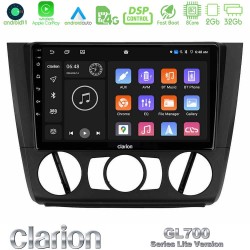 Clarion GL700 Lite Series 8Core Android11 2+32GB BMW 1Series E81/E82/E87/E88 (MANUAL A/C) Navigation Multimedia Tablet 9