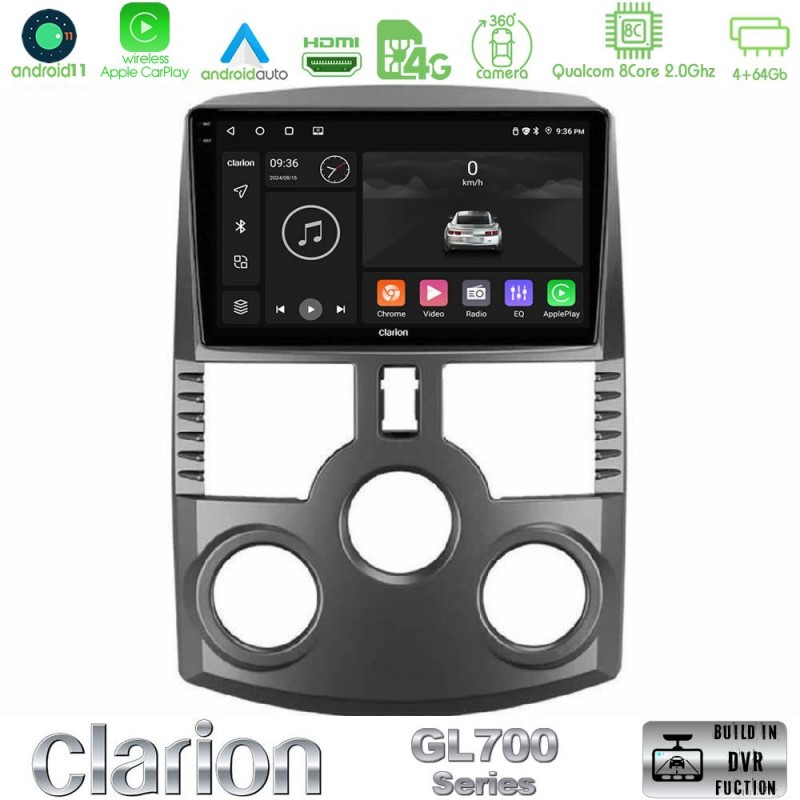 Clarion GL700 Series 8Core Android13 4+64GB Daihatsu Terios Navigation Multimedia Tablet 9