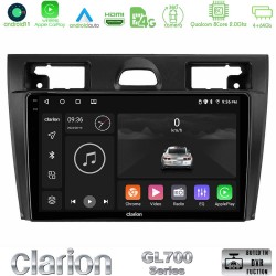 Clarion GL700 Series 8Core Android13 4+64GB Ford Fiesta/Fusion Navigation Multimedia Tablet 9