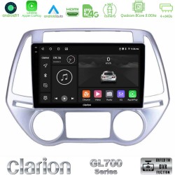 Clarion GL700 Series 8Core Android13 4+64GB Hyundai i20 2012-2014 Navigation Multimedia Tablet 9