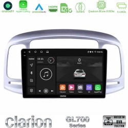 Clarion GL700 Series 8Core Android13 4+64GB Hyundai Accent 2006-2011 Navigation Multimedia Tablet 9