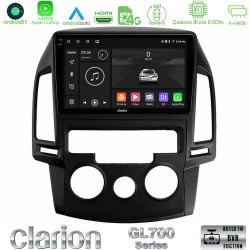 Clarion GL700 Series 8Core Android13 4+64GB Hyundai i30 2007-2012 Manual A/C Navigation Multimedia Tablet 9