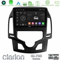 Clarion GL700 Series 8Core Android13 4+64GB Hyundai i30 2007-2012 Auto A/C Navigation Multimedia Tablet 9