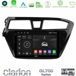 Clarion GL700 Series 8Core Android13 4+64GB Hyundai i20 2014-2018 Navigation Multimedia Tablet 9