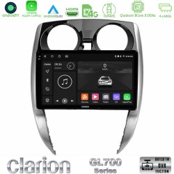 Clarion GL700 Series 8Core Android13 4+64GB Nissan Note 2013-2018 Navigation Multimedia Tablet 10