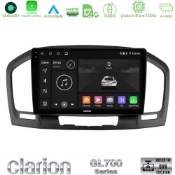 Clarion GL700 Series 8Core Android13 4+64GB Opel Insignia 2008-2013 Navigation Multimedia Tablet 9