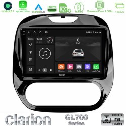 Clarion GL700 Series 8Core Android13 4+64GB Renault Captur 2013-2019 (Manual AC) Navigation Multimedia Tablet 9