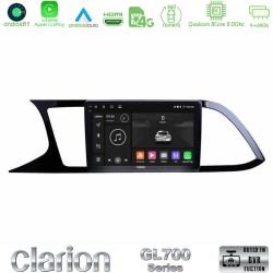 Clarion GL700 Series 8Core Android13 4+64GB Seat Leon 2013 – 2019 Navigation Multimedia Tablet 9