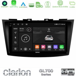 Clarion GL700 Series 8Core Android13 4+64GB Suzuki Swift 2011-2016 Navigation Multimedia Tablet 9