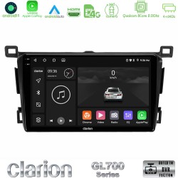 Clarion GL700 Series 8Core Android13 4+64GB Toyota RAV4 2013-2018 Navigation Multimedia Tablet 9