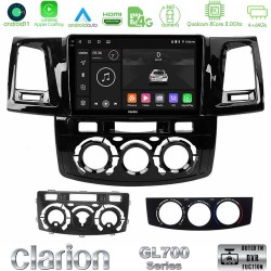 Clarion GL700 Series 8Core Android13 4+64GB Toyota Hilux 2007-2011 Navigation Multimedia Tablet 9