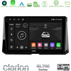 Clarion GL700 Series 8Core Android13 4+64GB Toyota Corolla 2019-2022 Navigation Multimedia Tablet 9