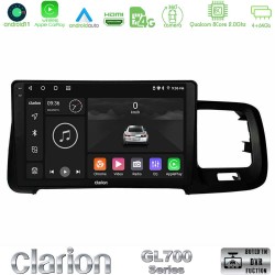 Clarion GL700 Series 8Core Android13 4+64GB Volvo S60 2010-2018 Navigation Multimedia Tablet 9