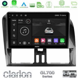 Clarion GL700 Series 8Core Android13 4+64GB Volvo XC60 2009-2012 Navigation Multimedia Tablet 9