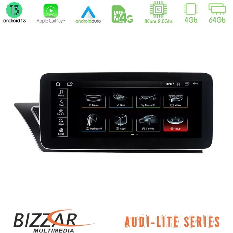 Bizzar Lite Series Audi A4/A5 (B8) 2008-2015 (με MMI3G) Android13 8Core (4+64GB) Navigation Multimedia 10.25″ HD